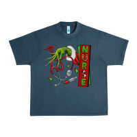 Midnight Navy Christmas Character Urban Heavy Tee - NancyCooperArtShop