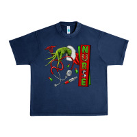 Navy Christmas Character Urban Heavy Tee - NancyCooperArtShop