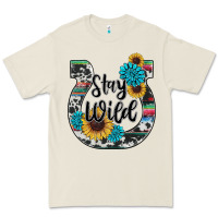 Bone western stay wild horsesho Premium Tee - RanaPortraitStore