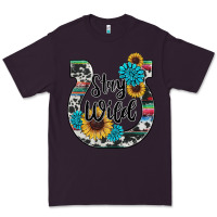 Plum western stay wild horsesho Premium Tee - RanaPortraitStore