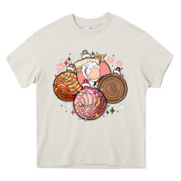 Cream christmas pan dulce Heavy Core Tee - MaliasSmallBusiness