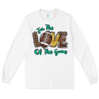 White for the love of the game Long Sleeve Tee - HowdyJamesFarm