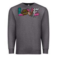 Charcoal Heather Love More Premium Sweatshirt - SublimationCraftShop