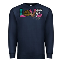 Navy Love More Premium Sweatshirt - SublimationCraftShop