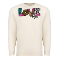 Sandshell Love More Premium Sweatshirt - SublimationCraftShop