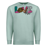 Seafoam Love More Premium Sweatshirt - SublimationCraftShop