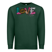 Sports Green Love More Premium Sweatshirt - SublimationCraftShop