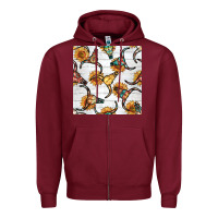 Burgundy native american aztec seamless pattern 7 Zipper Hoodie - BundleAndBundleShop