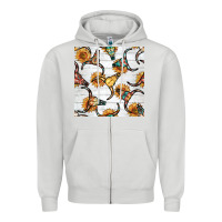 Dove Grey native american aztec seamless pattern 7 Zipper Hoodie - BundleAndBundleShop