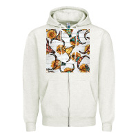 Oatmeal Heather native american aztec seamless pattern 7 Zipper Hoodie - BundleAndBundleShop