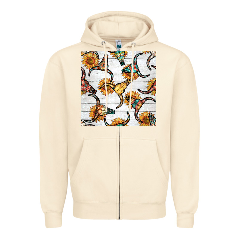 Native American Aztec Seamless Pattern 7 Zipper Hoodie by BundleAndBundleShop | Teevron