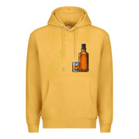 Mustard I Like Bourbon and Golf and Maybe 3 People Whiskey Premium Hoodie - tuanDangUi