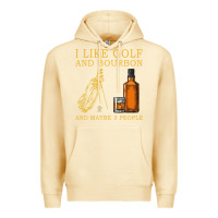Pina Colada I Like Bourbon and Golf and Maybe 3 People Whiskey Premium Hoodie - tuanDangUi