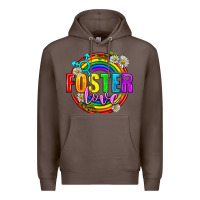 Coffee Foster Love Pride Lgbtq Premium Hoodie - BundleAndBundleShop