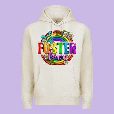 Foster Love Pride Lgbtq Premium Hoodie Designed By Bundleandbundleshop