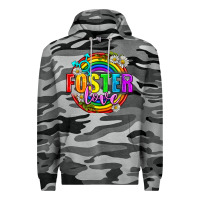 Slate Camo Foster Love Pride Lgbtq Premium Hoodie - BundleAndBundleShop