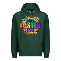 Sports Green Foster Love Pride Lgbtq Premium Hoodie - BundleAndBundleShop