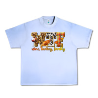 Grape Ice WTF Wine Turkey Family Urban Heavy Tee - texasbilliewilder