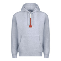 Heather Grey thermometer halloween costume temperature gauge t Premium Hoodie - tuanDangUi