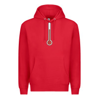 Red thermometer halloween costume temperature gauge t Premium Hoodie - tuanDangUi