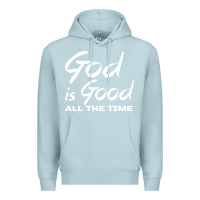 Blue Mist God Is Good All The Time Christian Worship Premium Hoodie - tuanDangUi