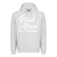 Dove Grey God Is Good All The Time Christian Worship Premium Hoodie - tuanDangUi
