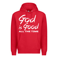 Red God Is Good All The Time Christian Worship Premium Hoodie - tuanDangUi