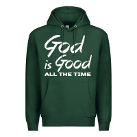Sports Green God Is Good All The Time Christian Worship Premium Hoodie - tuanDangUi