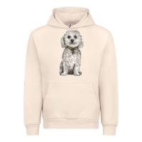 Sandshell bichon frise dog Urban Hoodie - BarkalooDesign