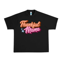 Black thankful mama Urban Heavy Tee - JahusDesignShop