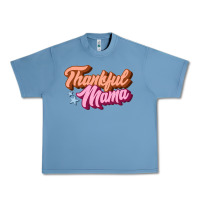 Pebble Blue thankful mama Urban Heavy Tee - JahusDesignShop