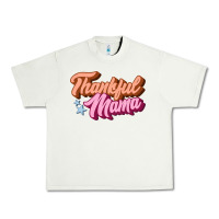 Pistachio thankful mama Urban Heavy Tee - JahusDesignShop