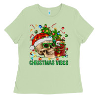 Matcha Christmas Vibes Ladies Tee - BundleAndBundleShop