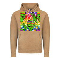 Pride Lgbtq+ Aliens And Stars With Rainbow Vintage Hoodie | Teevron