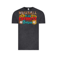 Vintage Black Baseball is my favorite season Vintage Tee - NancyCooperArtShop