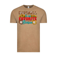 Vintage Coffee Baseball is my favorite season Vintage Tee - NancyCooperArtShop