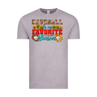Vintage Zinc Baseball is my favorite season Vintage Tee - NancyCooperArtShop