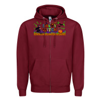 Burgundy salty witch libbey glass Zipper Hoodie - BundleAndBundleShop