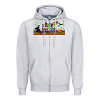 Heather Grey salty witch libbey glass Zipper Hoodie - BundleAndBundleShop