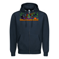 Navy salty witch libbey glass Zipper Hoodie - BundleAndBundleShop