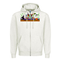 Oatmeal Heather salty witch libbey glass Zipper Hoodie - BundleAndBundleShop