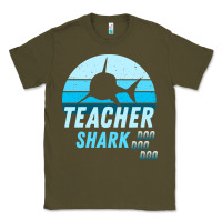 Army Green Teacher Shark Doo Classic Tee - Bettercallsaul