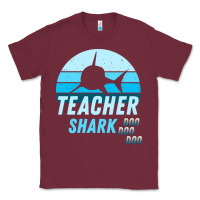 Burgundy Teacher Shark Doo Classic Tee - Bettercallsaul