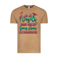 Not All Angels Have Wings Some Have Stethoscopes Vintage Tee | Teevron