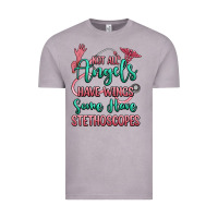 Vintage Zinc not all angels have wings some have stethoscopes Vintage Tee - RanaPortraitStore