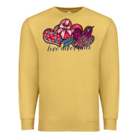Antique Gold love never fails Premium Sweatshirt - SublimationCraftShop