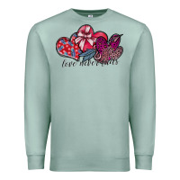 Seafoam love never fails Premium Sweatshirt - SublimationCraftShop