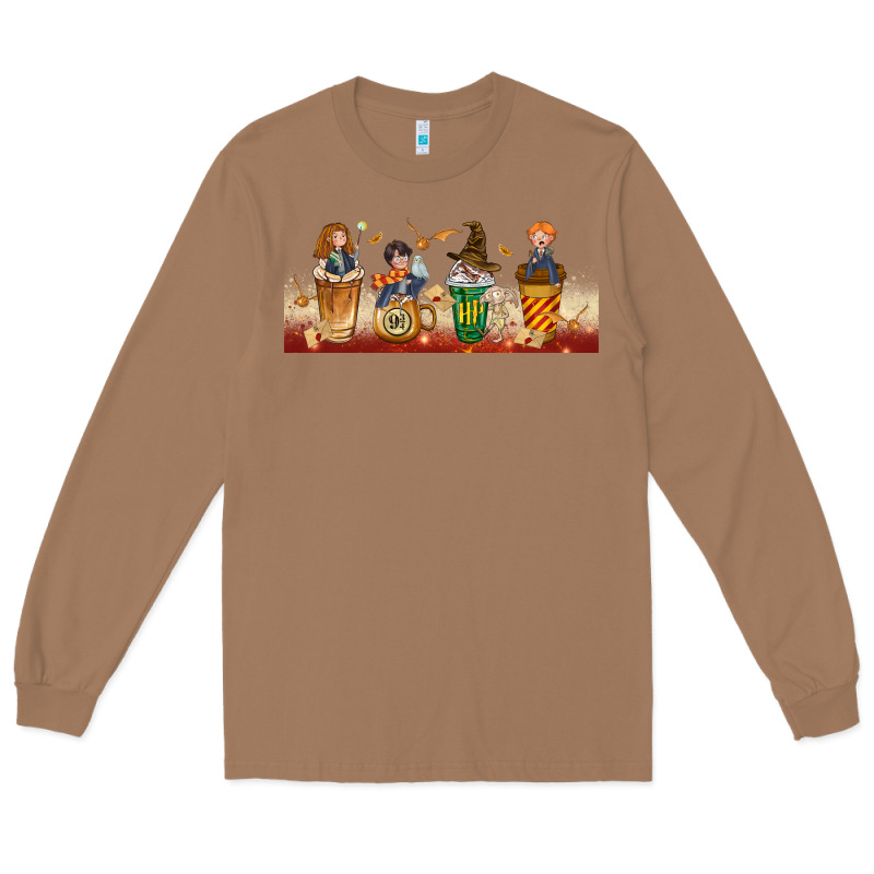 Wizards Coffee Cups Long Sleeve Tee by TumblerDesignByShophia | Teevron