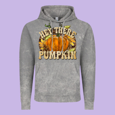 Hey There Pumpkin Vintage Hoodie Designed By Texasbilliewilder