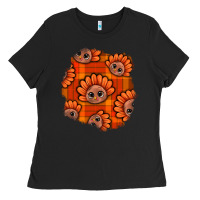 Black Thanksgiving Turkey With Tartan Patch Ladies Tee - BundleAndBundleShop